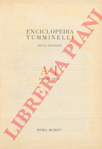 - - Enciclopedia Tumminelli. A-I. K-Z.