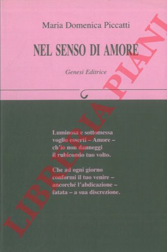 PICCATTI Maria Domenica - - Nel senso di amore.
