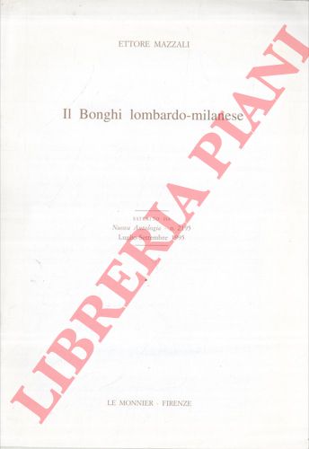 MAZZALI Ettore - - Il Bonghi lombardo - milanese.