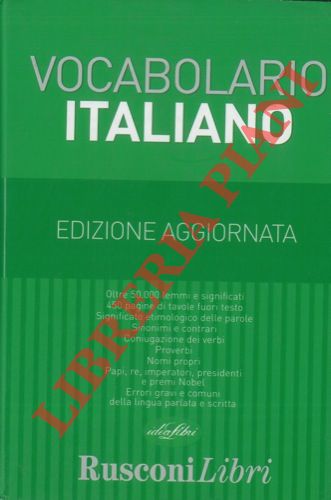 - - Dizionario italiano. Edizione aggiornata.