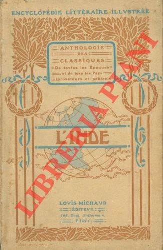 FRILLEY Georges - - L'Inde. La littrature sanscrite. Prface de E. Ledrain avec un essai sur L'Inde et l'Occident par Charles Simond.