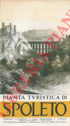 - - Spoleto. Pianta turistica.
