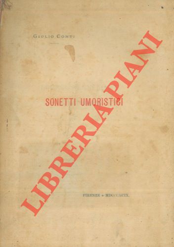 CONTI Giulio - - Sonetti umoristici.