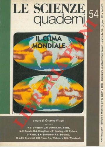 (VITTORI Ottavio) - - Il clima mondiale.