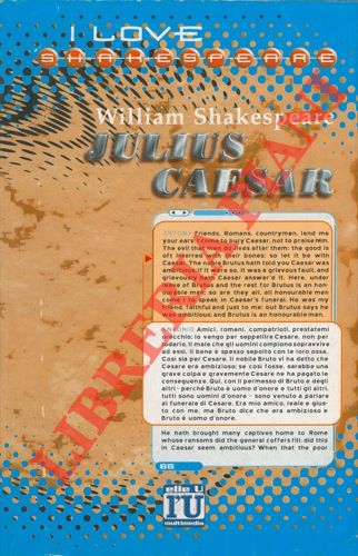 SHAKESPEARE William - - Julius Caesar.