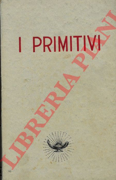 (CANTONI R. ) - - Il pensiero dei primitivi.