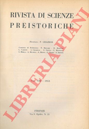 LEONARDI Piero - - Nuove ricerche sulla stratigrafia e sulle industrie del Paleolitico superiore della Grotta del Broion nei Colli Berici (Vicenza) .