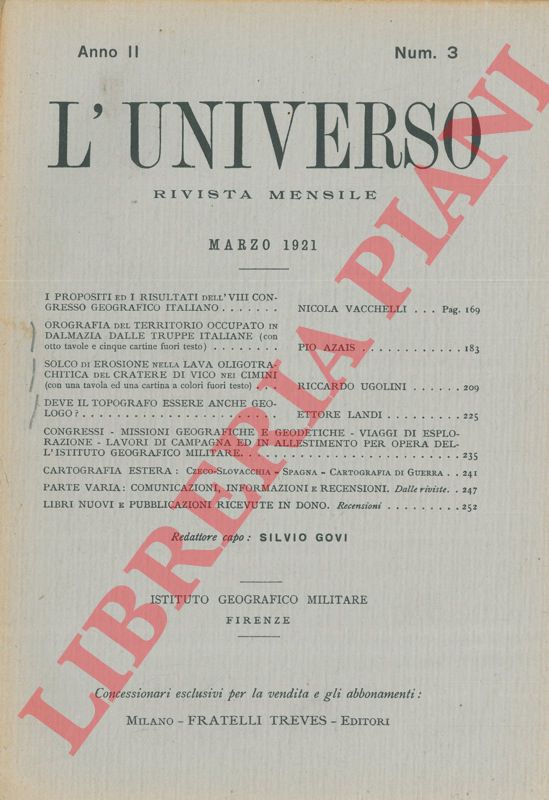 LANDI Ettore - - Deve il topografo essere anche geologo? .