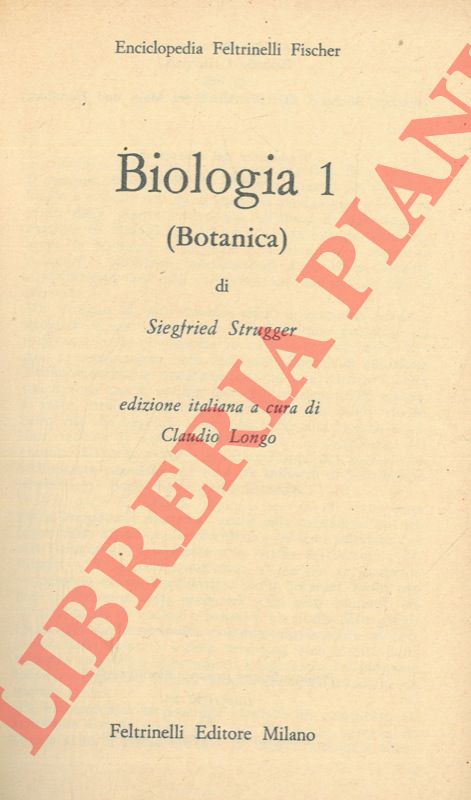 STRUGGER Siegfried - - Biologia 1 (Botanica) .