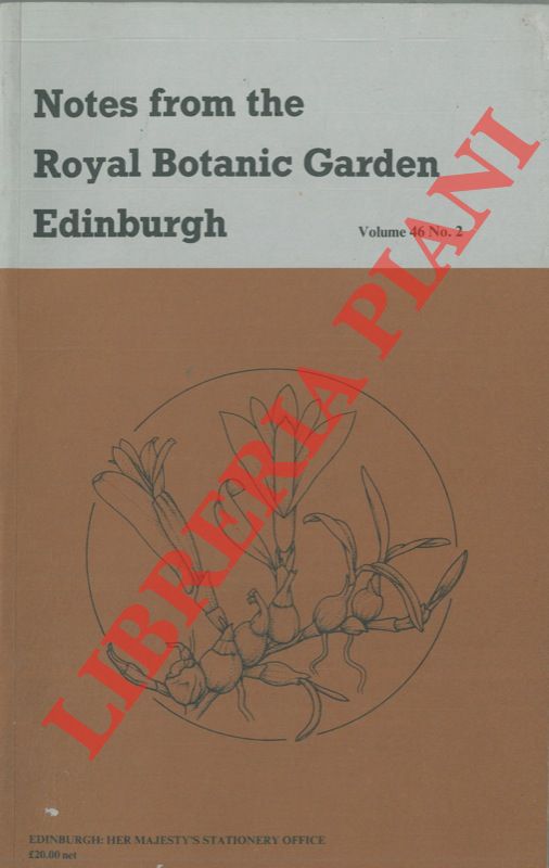 - - Notes from the Royal Botanic Garden Edinburgh.