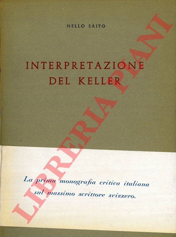 SAITO Nello - - Interpretazione del Keller.