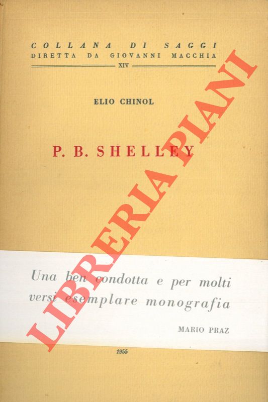 CHINOL Elio - - P.B. Shelley.