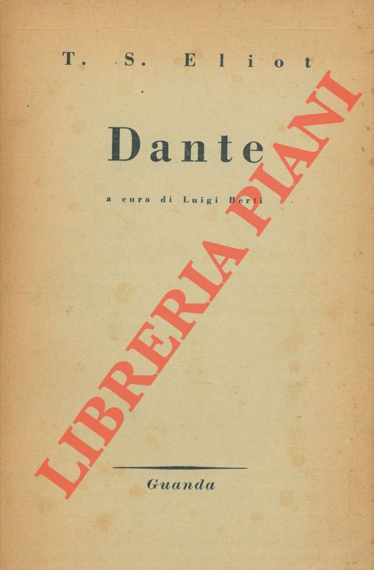 ELIOTT S. - - Dante.