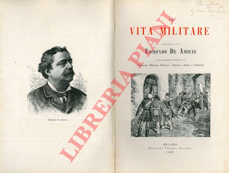 DE AMICIS Edmondo - - La vita militare. Bozzetti.