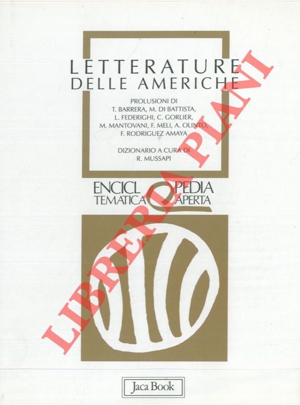 BARRERA LOPEZ Trinidad et AA. - - Letterature delle americhe.