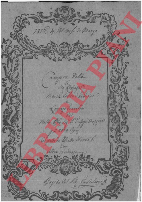 Pedrini - Franchini - Mazzini - - Compra di terreno in Castelnovo.