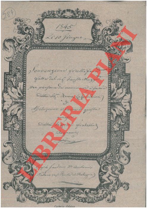 Muzzi - Lanfranchini - - Sovvenzione fruttifera.