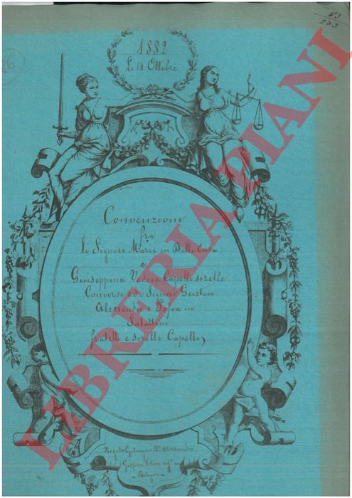 Dalla Casa - Conversi - Sabatini - Capelli - - Convenzione su un fabbricato e due case posti a Minerbio.