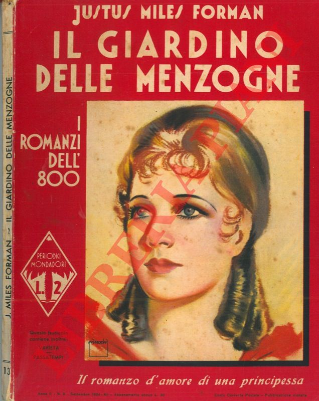 MILES FORMAN Justus - - Il giardino delle menzogne.