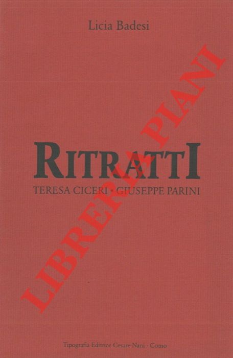 BADESI Licia - - Ritratti. Teresa Ciaborto Quandoceri - Giuseppe Parini.