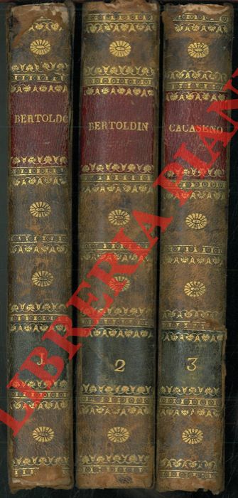 CROCE Giulio Cesare - - Bertoldo con Bertoldino e Cacasenno in ottava rima. Aggiuntavi una traduzione in lingua bolognese. Con alcune annotazioni nel fine. Quinta edizione.