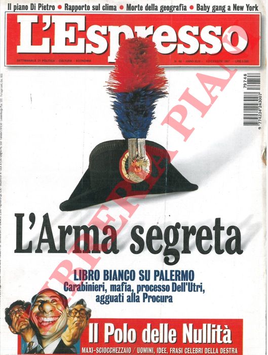 GIUSTOLISI Franco - PADELLARO Antonio - - Carabinieri contro procura/libro bianco su un mistero di mafia. La marcia su Palermo.