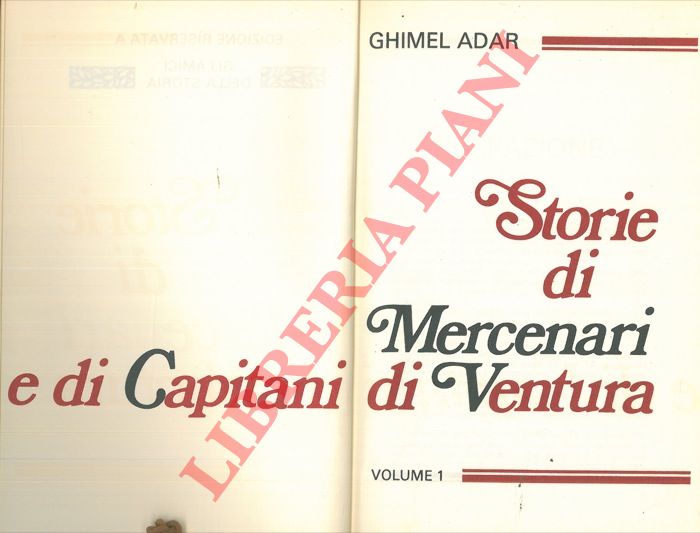 ADAR Ghimel - - Storie di mercenari e di capitani di ventura.