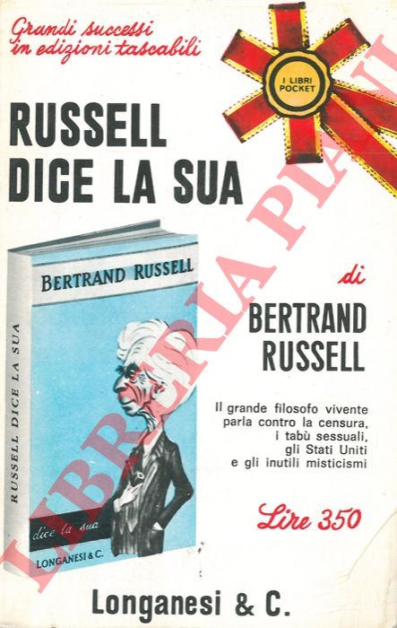 RUSSELL Bertrand - - Bertrand Russell dice la sua.