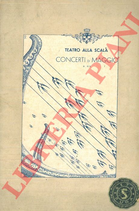 - - Teatro Alla Scala. 4 concerto di maggio 1936.