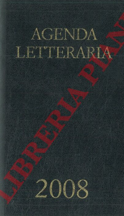 (RIZZONI Gianni) - - Agenda letteraria 2008.
