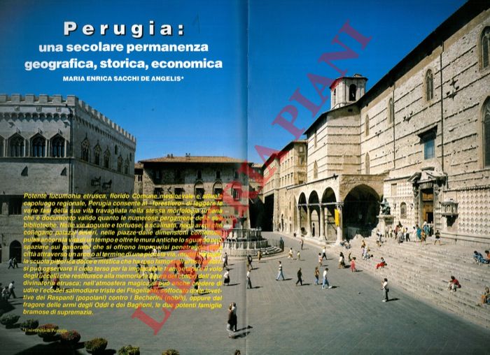 SACCHI DE ANGELIS Maria Enrica - - Perugia: una secolare permanenza geografica, storica, economica.