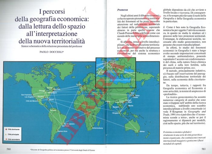 DOCCIOLI Paolo - - I percorsi della geografia economica: dalla lettura dello spazio all'interpretazione della nuova territorialit.