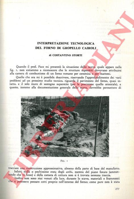 STORTI Costantino - - Interpretazione tecnologica del forno di Gropello Cairoli.