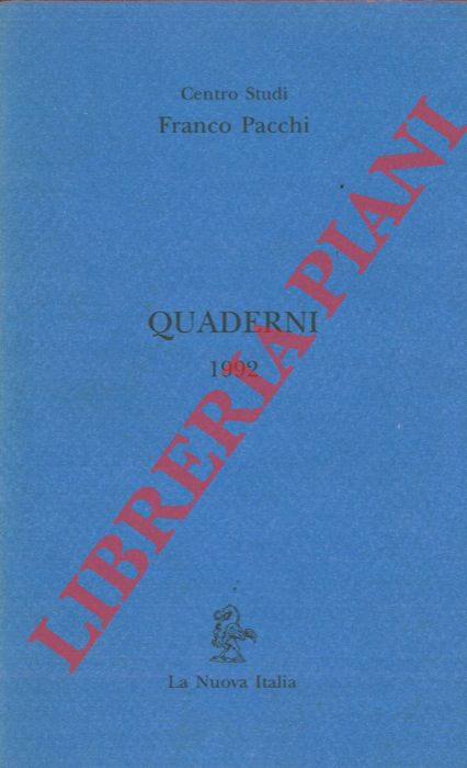 AA.VV. - - Quaderni 1992.