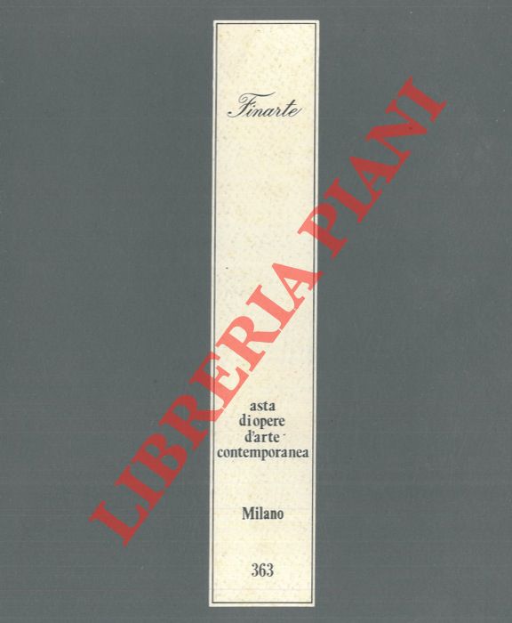 - - Asta di opere d'arte contemporanea. 1981.
