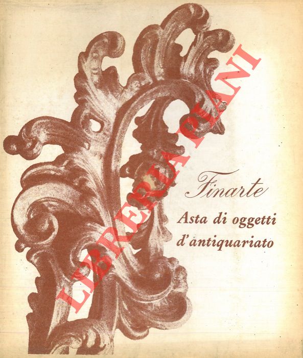 - - Asta di oggetti d'antiquariato. 1969.