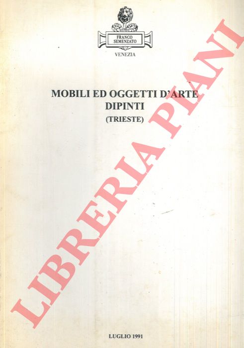 - - Mobili ed oggetti d'arte - Dipinti.