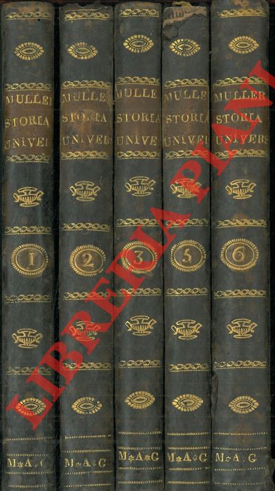 MULLER Giovanni De - - Storia universale divisa in ventiquattro libri.