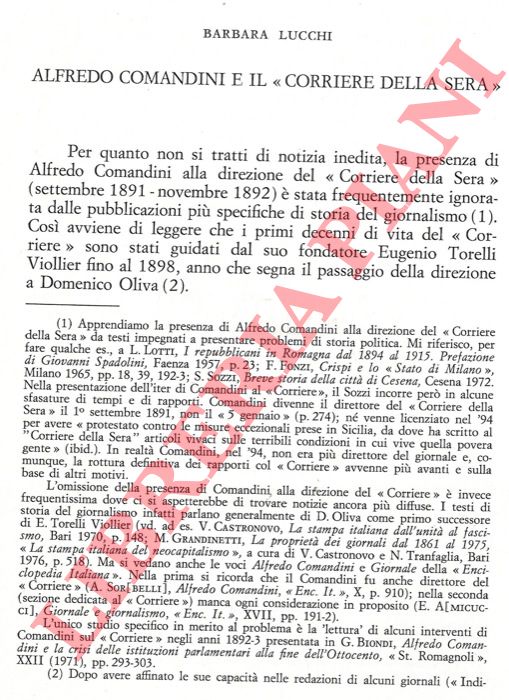 DALL'OSSO Eugenio - - Il pensiero clinico di Maurizio Bufalini.