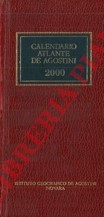 - - Calendario Atlante De Agostini. 2000, Anno 97.