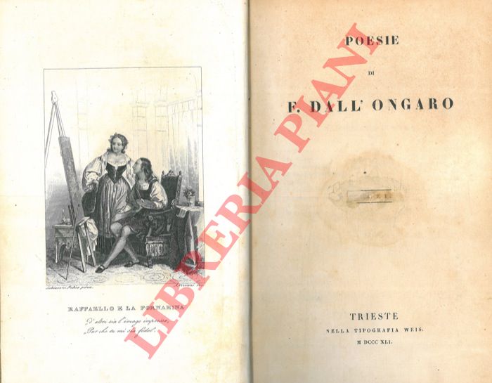 DALL'ONGARO Francesco - - Poesie.