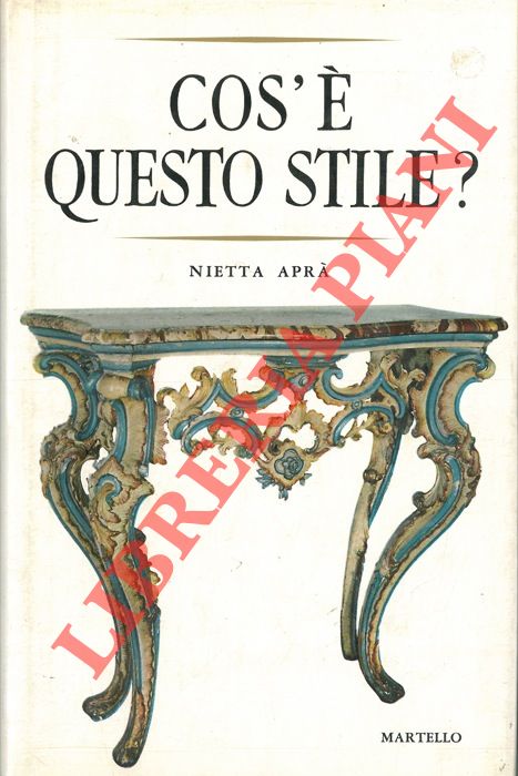 APRA' Nietta - - Cos' questo stile ?