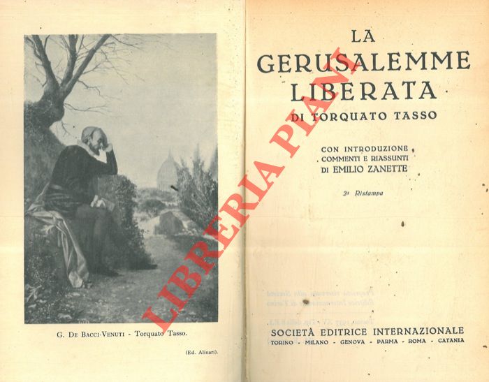 TASSO Torquato - - La Gerusalemme liberata.