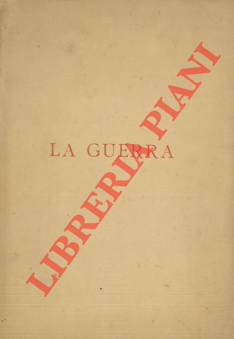 CARDUCCI Giosu - - La guerra. Ode.