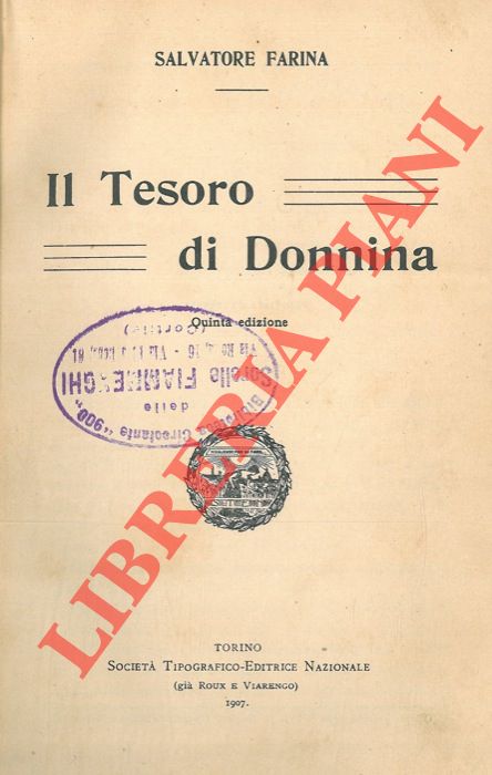 FARINA Salvatore - - Il tesoro di Donnina.