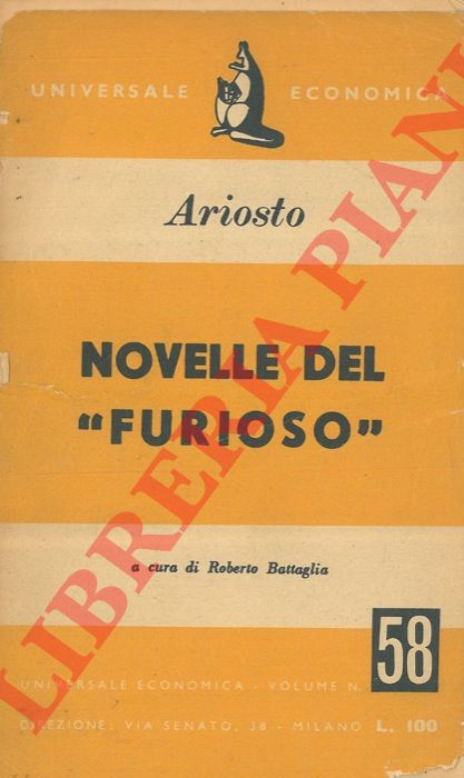 ARIOSTO Ludovico - - Novelle del 