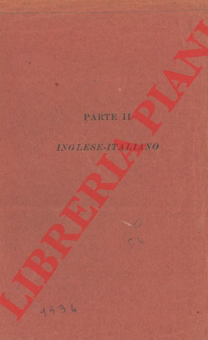 - - Dizionario italiano-inglese e inglese-italiano.