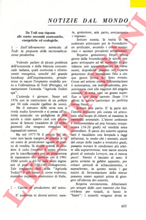 PRUNETI Piero - - Da Todi una risposta alle nostre necessit zootecniche, energetiche ed ecologiche.
