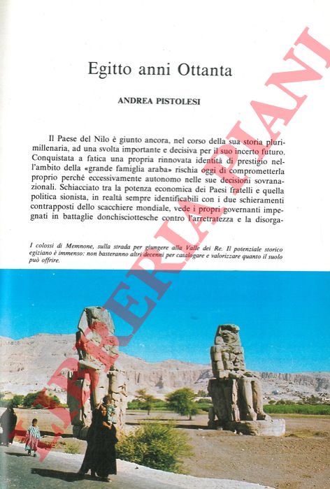 PISTOLESI Andrea - - Egitto anni Ottanta.