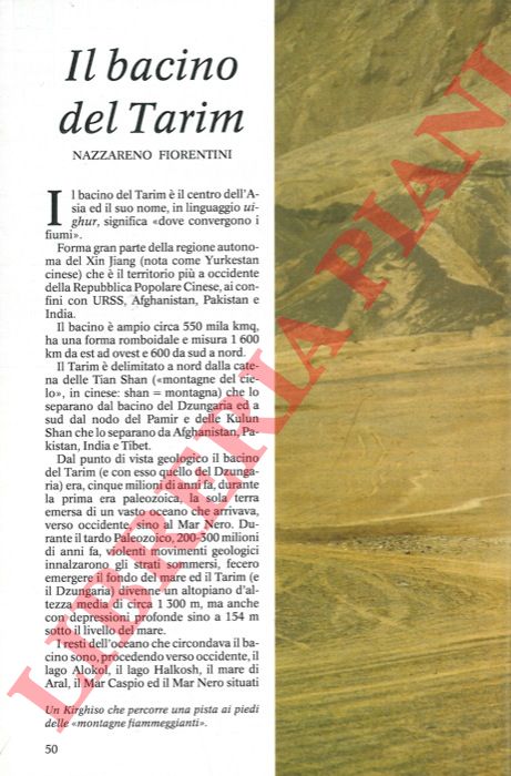 FIORENTINI Nazzareno - - Il bacino del Tarim.